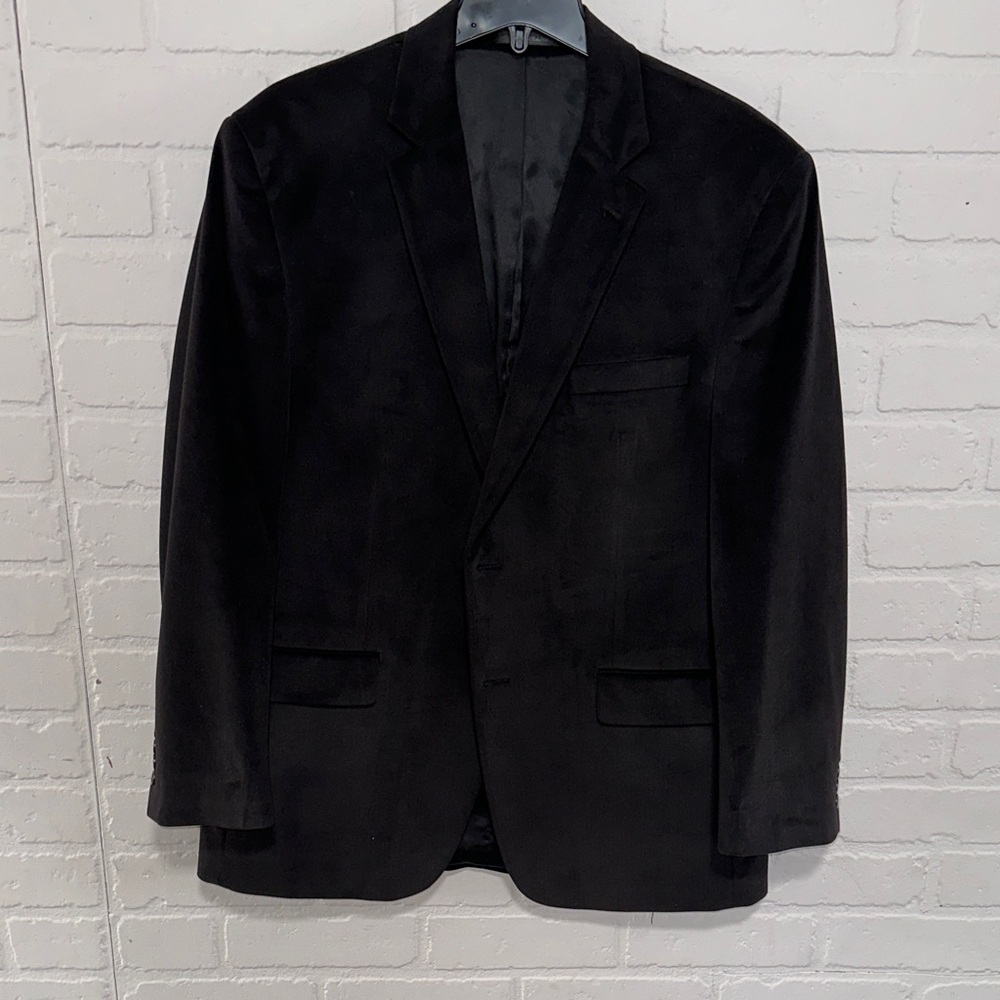 Izod Black Suede Sport Coat